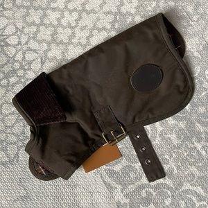 NWT Barbour Waxed Dog Coat, Size Extra Small